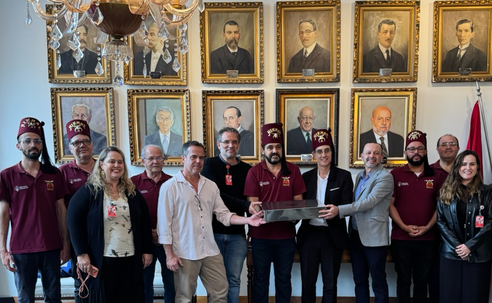 Minas Gerais Shrine Club: fortalece atendimento pediátrico com doação à Santa Casa BH